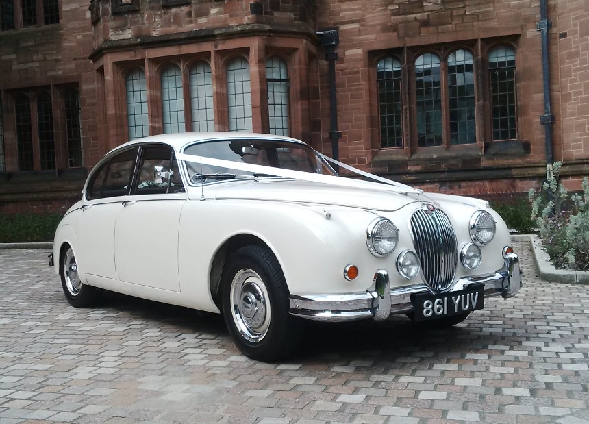 1961 Jaguar MK2 Classic Jaguar For Wedding Hire In Manchester